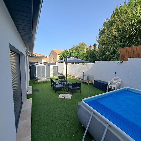 Charmante Maison Avec Piscine Bessan Exterior foto